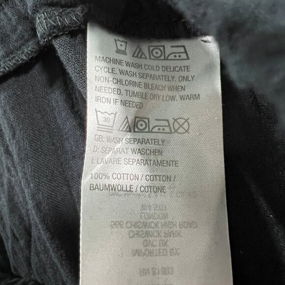 Candace Cameron Bure Petite Smocked Waist Gauze Pant Black, Petite 2X - Picture 11 of 11